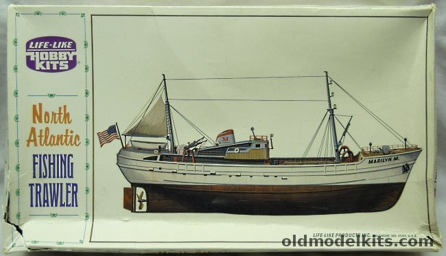 Life-Like 1/96 North Atlantic Fishing Trawler Marilyn M - (ex-Pyro), 09247 plastic model kit